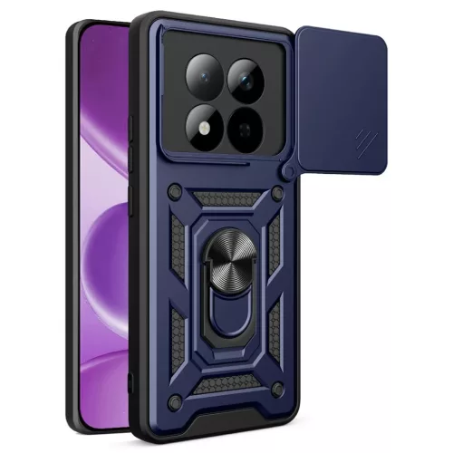 Xiaomi Redmi Note 15 Pro 4G Kék Techsuit CamShield sorozat fliptok