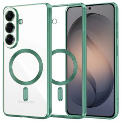   Samsung Galaxy S26 Light Green Techsuit - Luxury Crystal MagSafe tok