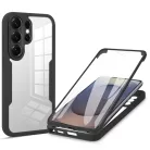 Samsung Galaxy S26 Ultra Fekete Techsuit ColorVerse 360 Sorozat + Kijelzővédő tok