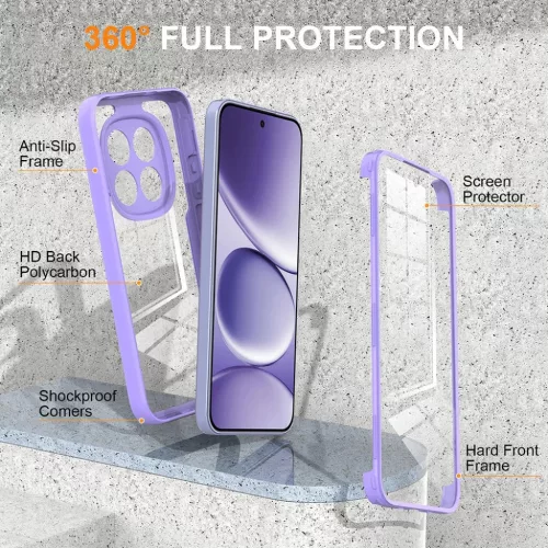 Samsung Galaxy S26 Ultra Lila Techsuit - ColorVerse 360 sorozat + kijelzővédő tok