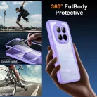 Samsung Galaxy S26 Ultra Lila Techsuit - ColorVerse 360 sorozat + kijelzővédő tok