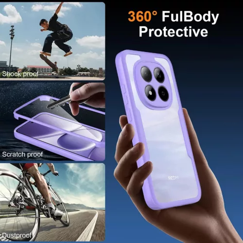 Samsung Galaxy S26 Ultra Lila Techsuit - ColorVerse 360 sorozat + kijelzővédő tok