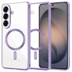   Samsung Galaxy S26 Világoslila Techsuit - Prémium Kristály MagSafe tok