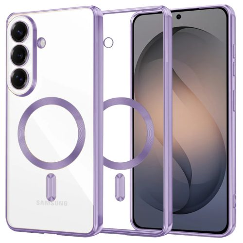 Samsung Galaxy S26 Világoslila Techsuit - Prémium Kristály MagSafe tok