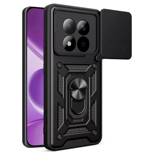 Xiaomi Redmi Note 15 Pro 4G Fekete Techsuit CamShield Series tok