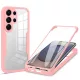 Samsung Galaxy S26 Ultra Pink Techsuit ColorVerse 360 Sorozat + Kijelzővédő tok