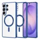 Samsung Galaxy S26 Ultra Mély kék Techsuit - Luxury Crystal MagSafe tok