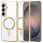 Samsung Galaxy S26 Arany Techsuit Luxury Crystal MagSafe tok