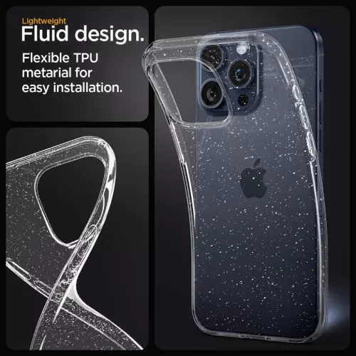 Samsung Galaxy A57 5G átlátszó Techsuit SparkleSkin Series tok