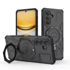 Samsung Galaxy A57 5G Fekete Techsuit Carbon Shield PRO tok