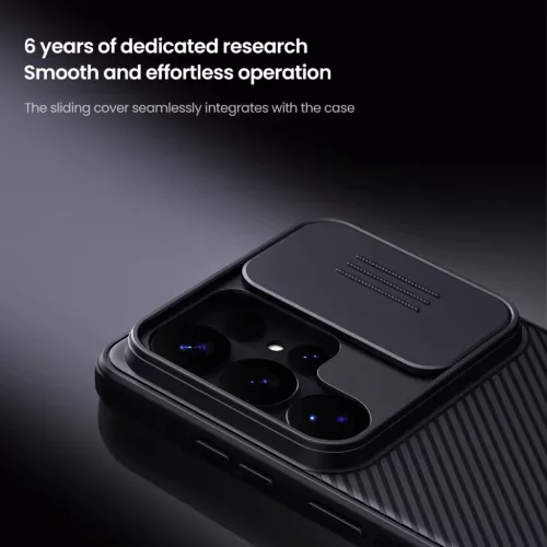 Samsung Galaxy S26 Ultra fekete Nillkin CamShield PRO Hard tok