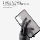 Samsung Galaxy S26 Nillkin Super Frosted PRO átlátszó fekete hátlap tok