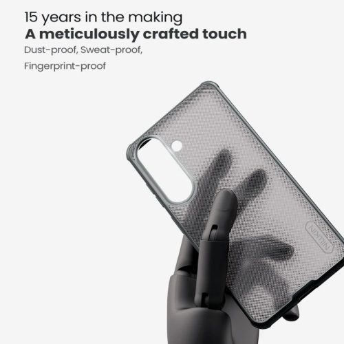 Samsung Galaxy S26 Nillkin Super Frosted PRO átlátszó fekete hátlap tok