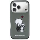 iPhone 17 Pro Max Karl Lagerfeld Karl & Choupette hátsó MagSafe fekete tok
