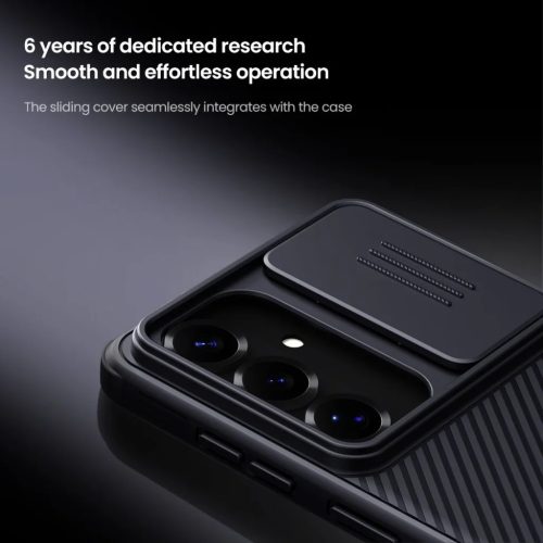 Samsung Galaxy S26 fekete Nillkin CamShield PRO kemény tok