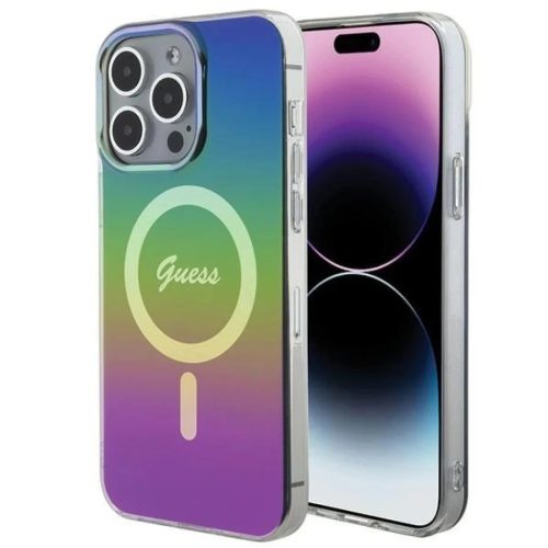 Guess IML Iridescent MagSafe tok iPhone 15 Pro Max 6.7" - multicolor tok