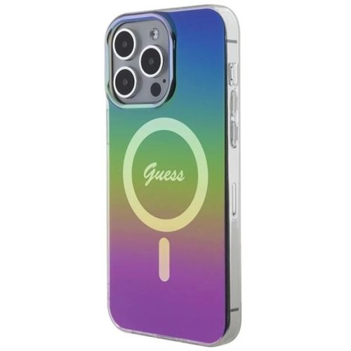 Guess IML Iridescent MagSafe tok iPhone 15 Pro Max 6.7" - multicolor tok
