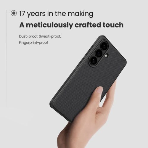 Samsung Galaxy S26 fekete Nillkin Super Frosted PRO hátlap tok