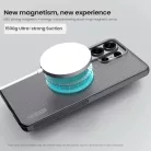 Samsung Galaxy S26 Ultra Átlátszó Fekete Nillkin Super Frosted PRO Mágneses Tok