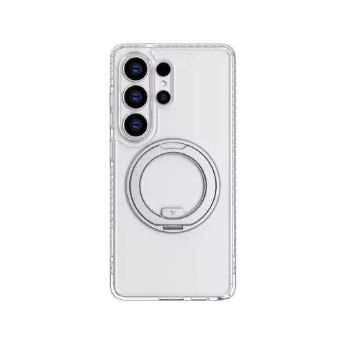 Samsung S26 Ultra Átlátszó AmazingThing Titan Pro MagSpin Ütésálló Tok Kompatibilis MagSafe