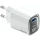 USAMS CC229 30W GaNUSB-C/USB-A Gyors Töltő XC Sorozat Fehér