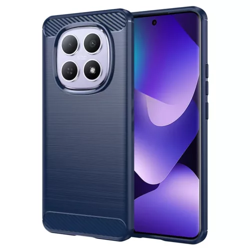 Xiaomi Redmi Note 15 5G / Note 15 4G / Poco M8 5G Kék Techsuit Carbon Silicone tok