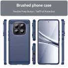 Xiaomi Redmi Note 15 5G / Note 15 4G / Poco M8 5G Kék Techsuit Carbon Silicone tok