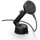 ENERGEA Magarctic Drive 25W Qi2 autós tartó légbeömlőre/műszerfalra/szélvédőre 45W autós töltővel szürke