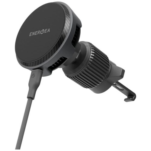 ENERGEA Magarctic Drive 25W Qi2 autós tartó légbeömlőre/műszerfalra/szélvédőre 45W autós töltővel szürke