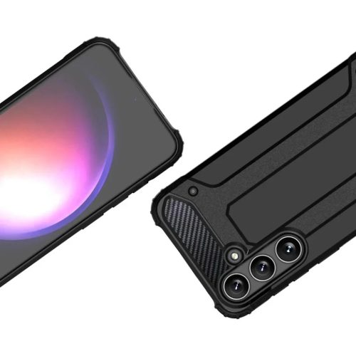 Samsung Galaxy S26 Fekete Techsuit Hybrid Armor tok