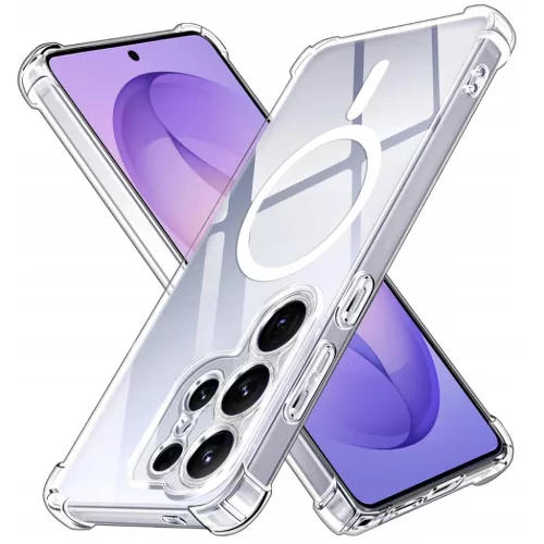 Samsung Galaxy S26 Ultra Átlátszó Techsuit Ütésálló Szilikon MagSafe Tok