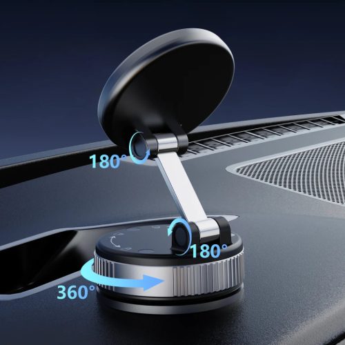 Dudao F24PRO MagSafe Kompatibilis Autós Telefon Tartó Műszerfalra vagy Szélvédőre - Fekete