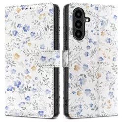 Samsung Galaxy A57 5G Kerti Virágok Tech-protect Wallet tok
