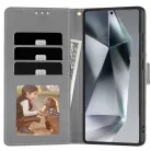 Samsung Galaxy A57 5G Kerti Virágok Tech-protect Wallet tok