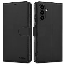 Samsung Galaxy A57 Fekete Tech-protect Wallet tok