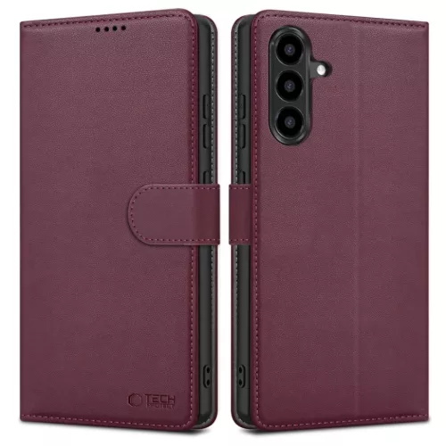 Samsung Galaxy A57 5G Bordó Tech-Protect Wallet tok