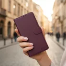 Samsung Galaxy A57 Bordó Tech-protect Wallet tok