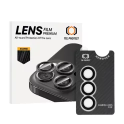   Samsung Galaxy S26 Tel Protect 3D Aramid sorozatú üvegfólia kamerára (3 darabos lencse) üvegfólia