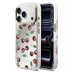 iPhone 17 Pro Guess TPU Glitter Cherry MagSafe tok