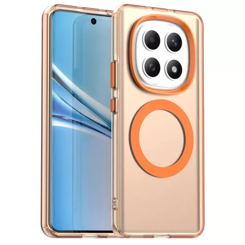 Xiaomi Redmi Note 15 5G / Poco M8 5G Narancs Techsuit CandyCase MagSafe tok
