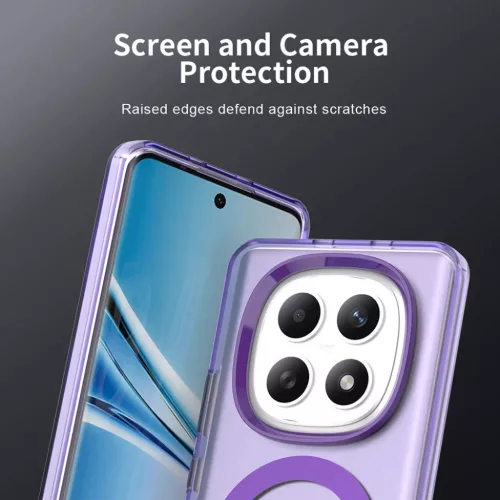Xiaomi Redmi Note 15 5G / Poco M8 5G Lila Techsuit CandyCase MagSafe tok