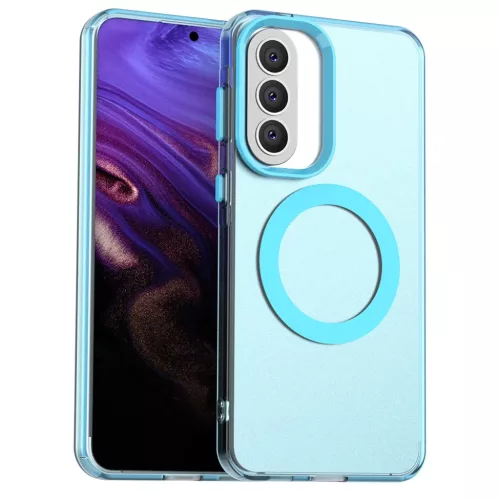 Samsung Galaxy A57 5G Kék Techsuit CandyCase MagSafe tok