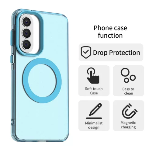Samsung Galaxy A57 5G Kék Techsuit CandyCase MagSafe tok