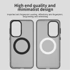 Samsung Galaxy A57 5G Fekete Techsuit CandyCase MagSafe tok