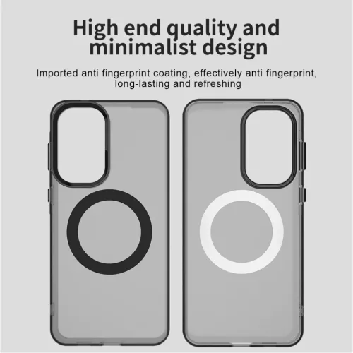 Samsung Galaxy A57 5G Fekete Techsuit CandyCase MagSafe tok