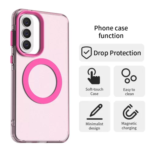 Samsung Galaxy A57 5G Pink Techsuit - CandyCase MagSafe tok