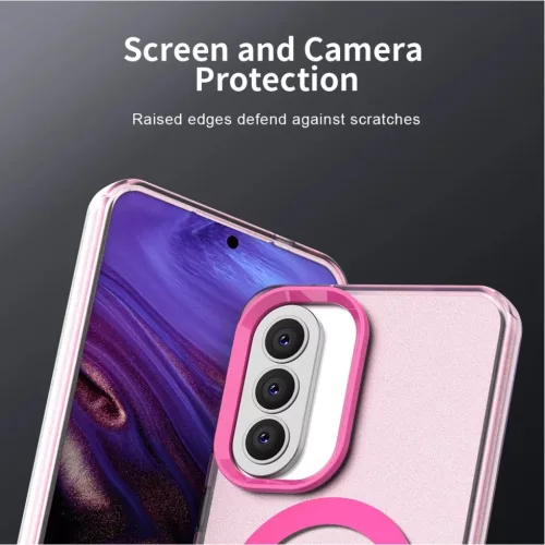 Samsung Galaxy A57 5G Pink Techsuit - CandyCase MagSafe tok