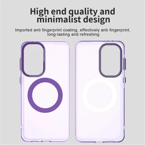 Samsung Galaxy A57 5G Lila Techsuit CandyCase MagSafe tok