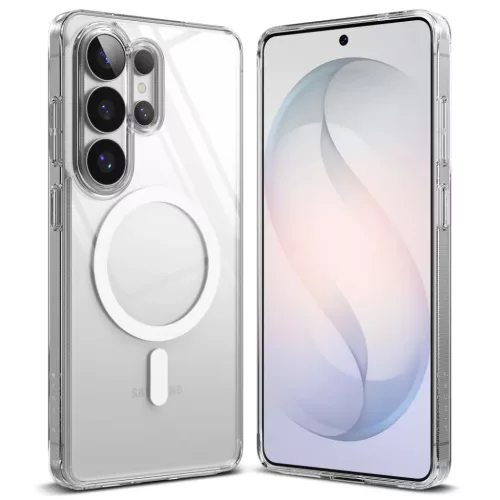 Samsung Galaxy S26 Ultra Ringke Fusion Mágneses MagSafe Tok Prémium Ütésálló Prémium Átlátszó Tok
