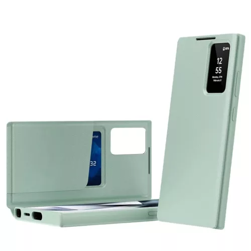 Samsung Galaxy S26 Ultra Zöld Techsuit SmartView Sorozat tok